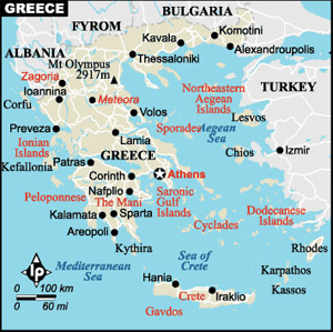 Greece Map